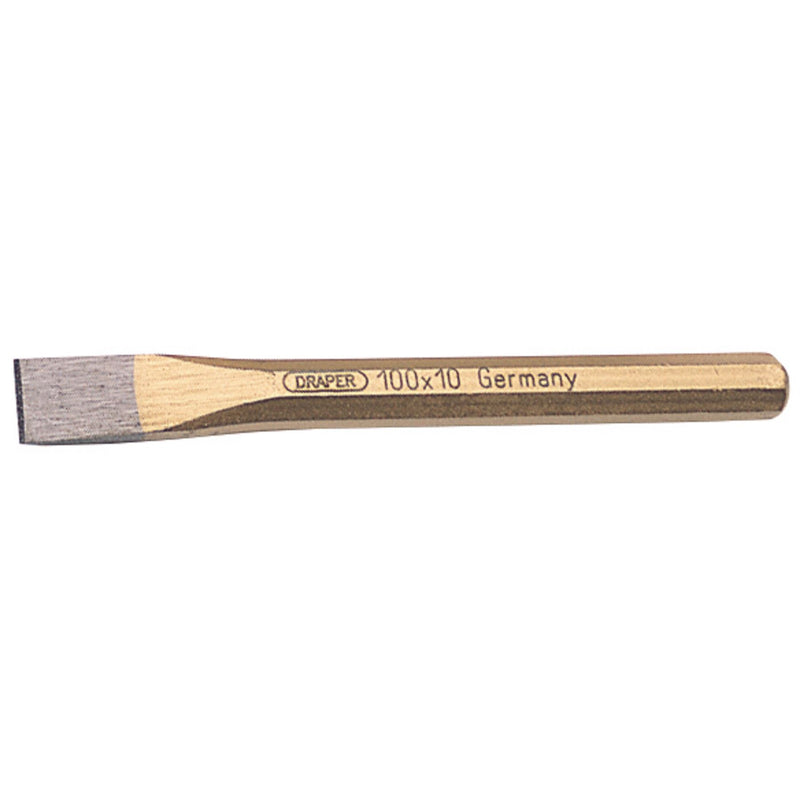 Draper Octagonal Flat Cold Chisel, 10 x 100mm 51538 Draper - Dynamic Drive