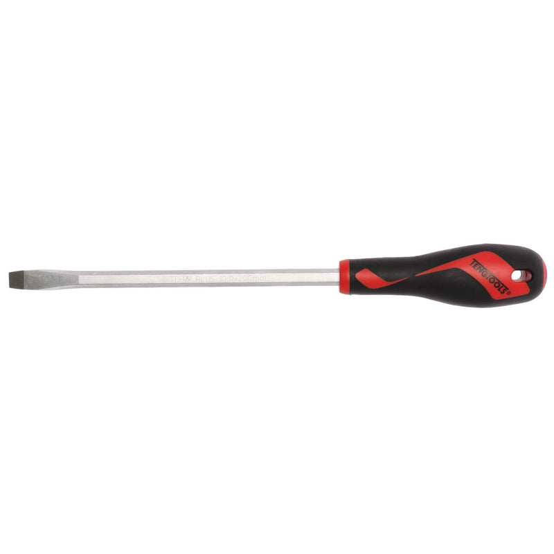 Teng Tools Flat Screwdriver 1.6 x 10.0 x 200mm XL Hex Shaft Teng Tools - Dynamic Drive