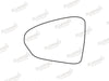 Summit Stick-On Standard Mirror Glass fits Fiat Tipo 16 to 17 LHS Summit - Dynamic Drive