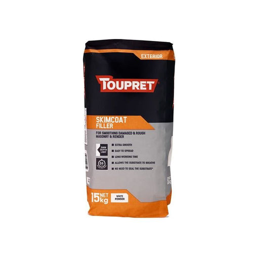 Toupret Exterior Skimcoat Filler 15kg Toupret - Dynamic Drive