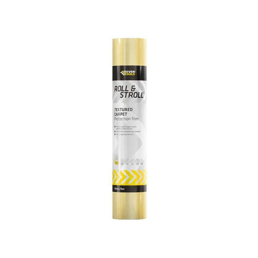 Everbuild Sika Roll & Stroll Textured Non-Slip Carpet Protector 600mm x 75m Everbuild Sika - Dynamic Drive
