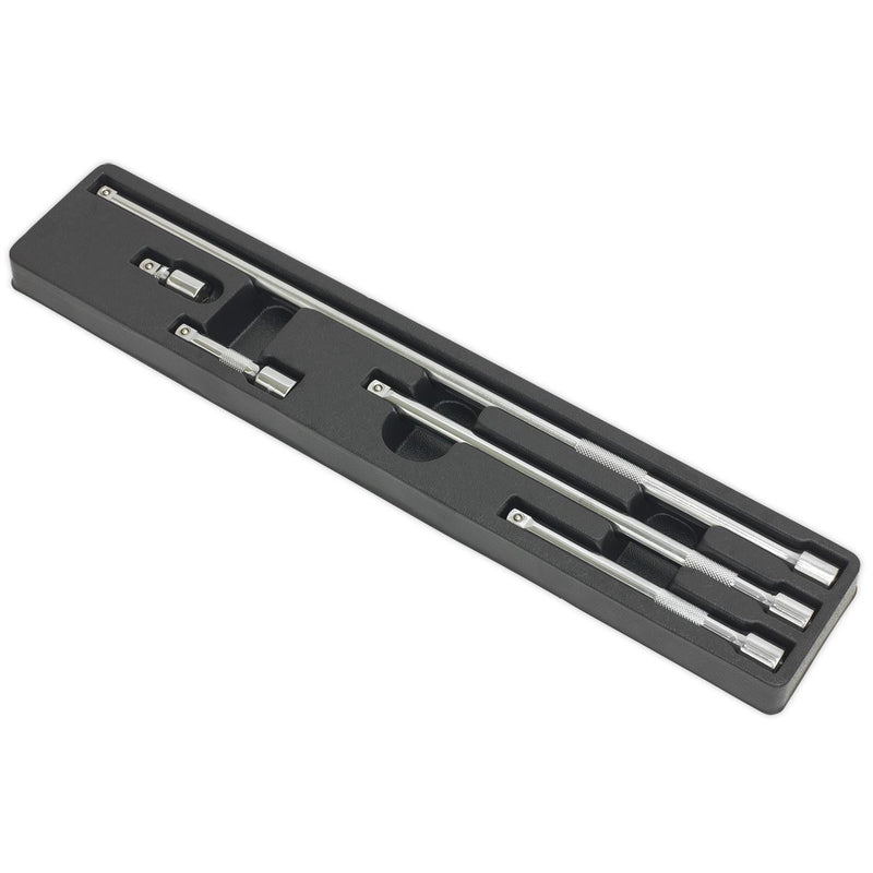 Sealey Extension Bar Set 5pc 3/8"Sq Drive AK6341 Sealey - Dynamic Drive
