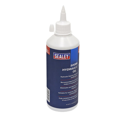 Sealey Hydraulic Jack Oil 500ml HJO500mlS Sealey - Dynamic Drive