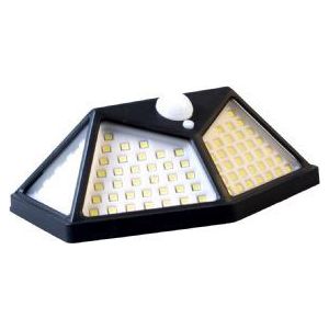 Solar Powered Motion Sensor 100 Led Light (600 Lumen) 00139 Unbranded - Dynamic Drive