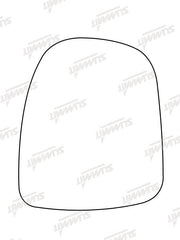 Summit Heated Base Plate With Commercial Mirror Glass fits Vauxhall Vivaro LHS Summit - Dynamic Drive