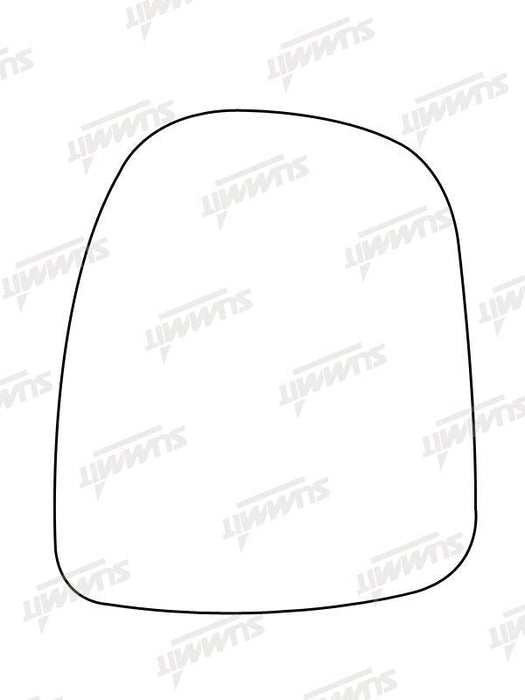 Summit Heated Base Plate With Commercial Mirror Glass fits Vauxhall Vivaro LHS Summit - Dynamic Drive