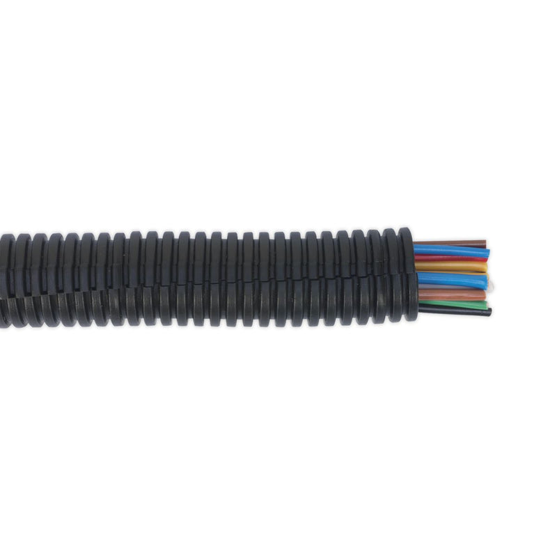 Sealey Convoluted Cable Sleeving Split 17-21mm 10m CTS1710 Sealey  - Dynamic Drive