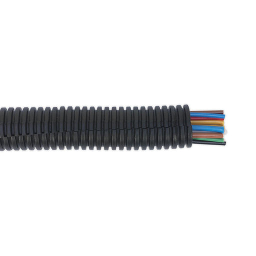 Sealey Convoluted Cable Sleeving Split 17-21mm 10m CTS1710 Sealey  - Dynamic Drive