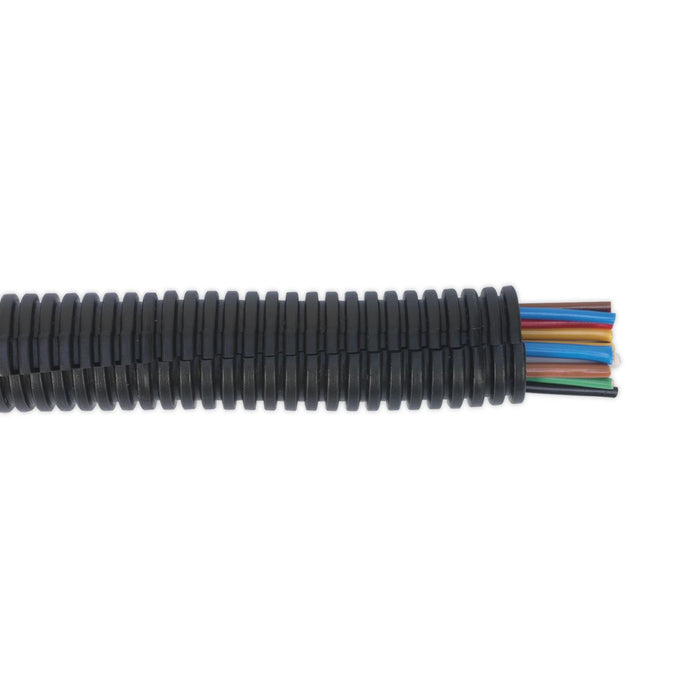 Sealey Convoluted Cable Sleeving Split 17-21mm 10m CTS1710 Sealey  - Dynamic Drive