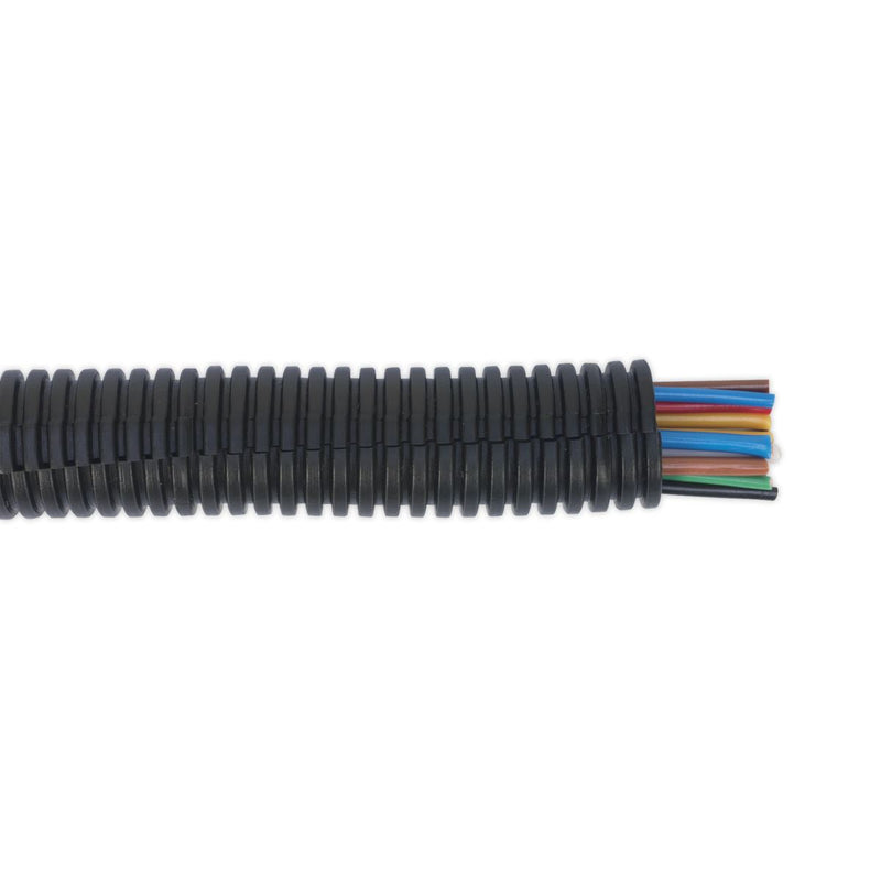 Sealey Convoluted Cable Sleeving Split17-21mm 10m CTS1710 Sealey - Dynamic Drive