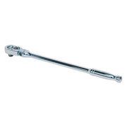 Sealey Ratchet Socket Wrench Flexi Head 445mm 1/2" Drive Pear Head Flip Reverse Sealey  - Dynamic Drive
