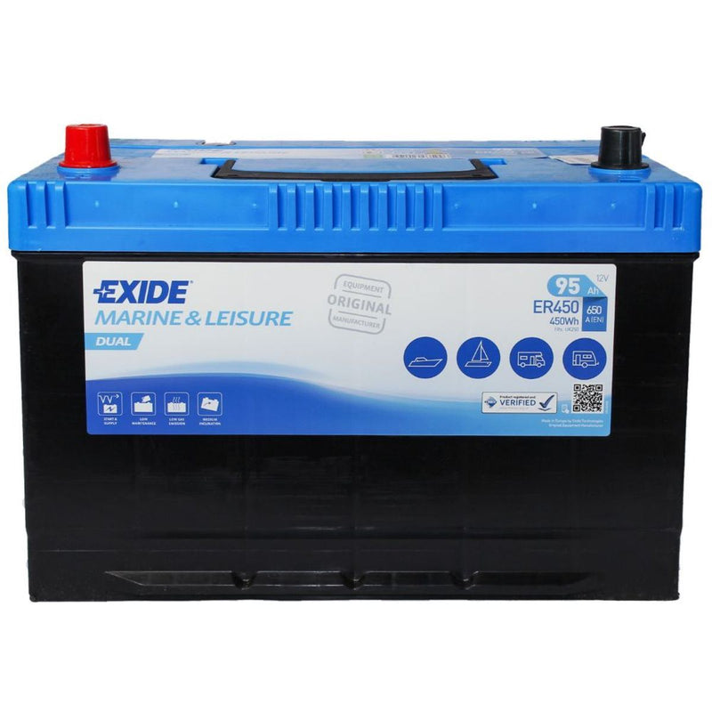 Exide ER450 12V FLA Battery 95Ah Efficient and Reliable 12V Battery Solution Exide - Dynamic Drive