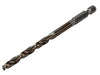 Faithfull HSSE M35 Cobalt Quick-Change Impact Drill Bit 5.0mm OL:102mm WL:52mm Faithfull - Dynamic Drive