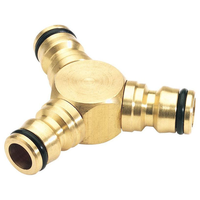 Draper Brass 3 Way Connector 36238 Draper  - Dynamic Drive