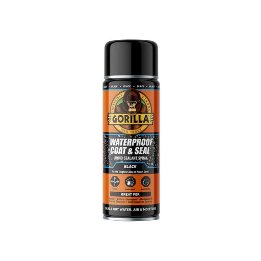 Gorilla Glue Waterproof Coat & Seal Spray Black 450ml Gorilla Glue - Dynamic Drive