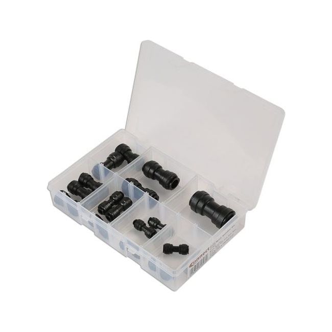 Connect Assorted Metric Push-Fit Couplings 17pc 31897 Tool Connection - Dynamic Drive