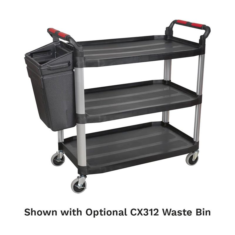 Sealey Workshop Trolley 3-Level Composite CX310 Sealey - Dynamic Drive