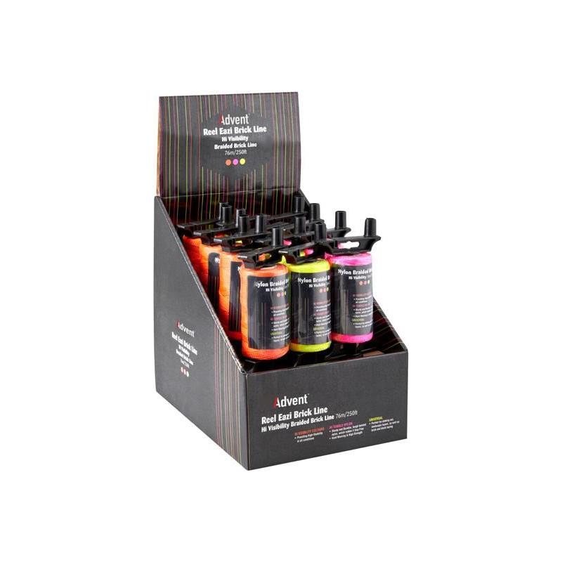 Advent Reel Eazi Brick Line Display Box of 12 Advent - Dynamic Drive