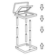 Bo-Camp Rubbish Bag Holder Ekologica Bo-Camp - Dynamic Drive