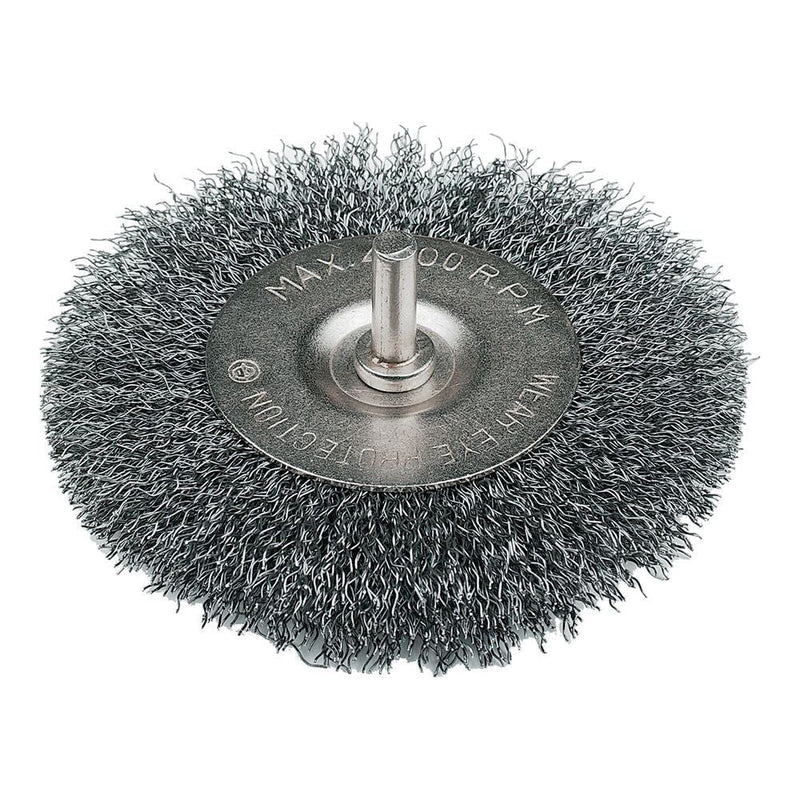 Silverline Rotary Steel Wire Wheel Brush 100mm Silverline - Dynamic Drive