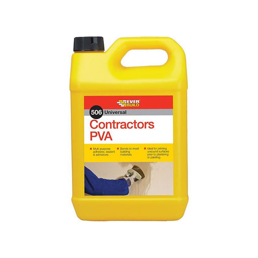 Everbuild Sika Contractor's PVA 5 litre Everbuild Sika - Dynamic Drive