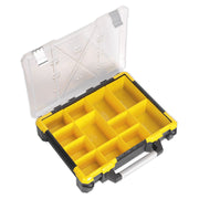 Sealey Parts Storage Case with 12 Removable Compartments APAS12R Sealey - Dynamic Drive