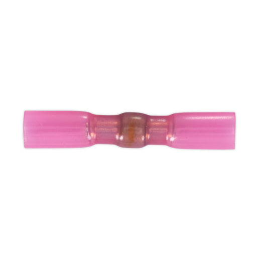 Sealey Heat Shrink Butt Connector with Crimp & Solder Red Pk of 25 HSSB25R Sealey  - Dynamic Drive