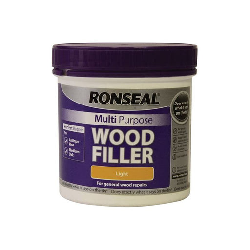 Ronseal Multipurpose Wood Filler Tub Light 465g Ronseal - Dynamic Drive