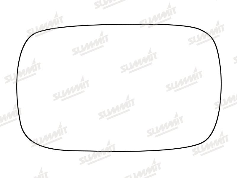 Summit Stick-On Standard Mirror Glass fits Rover SDI RHS LHS Summit - Dynamic Drive
