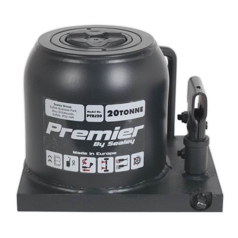 Sealey Premier Telescopic Bottle Jack 20 Tonne PTBJ20 Sealey - Dynamic Drive