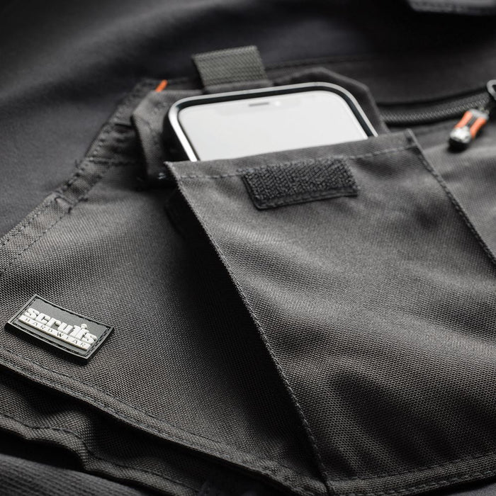 Scruffs Pro Flex Plus Holster Trouser Black 34R T54757 Scruffs  - Dynamic Drive