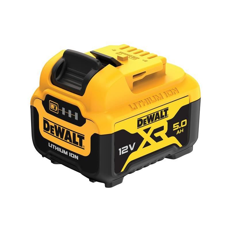 Dewalt Power Tools DCB126 XR Slide Battery Pack 12V 5.0Ah Li-ion DeWALT Power Tools - Dynamic Drive