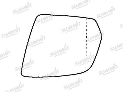 Summit Heated Base Plate With Blind Spot Mirror Glass fits Mercedes W164 / X164 08 to 12 LHS Summit - Dynamic Drive
