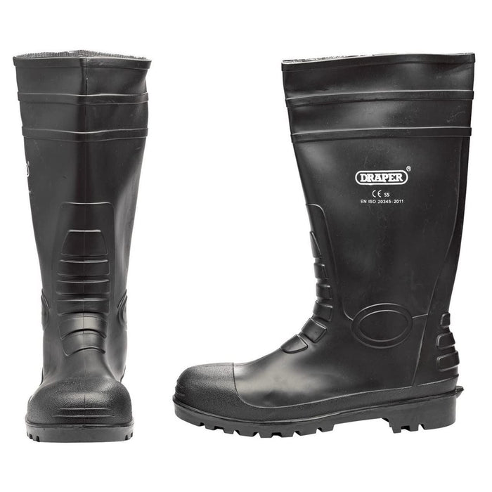 Draper Safety Wellington Boots, Size 10, S5 02700 Draper - Dynamic Drive