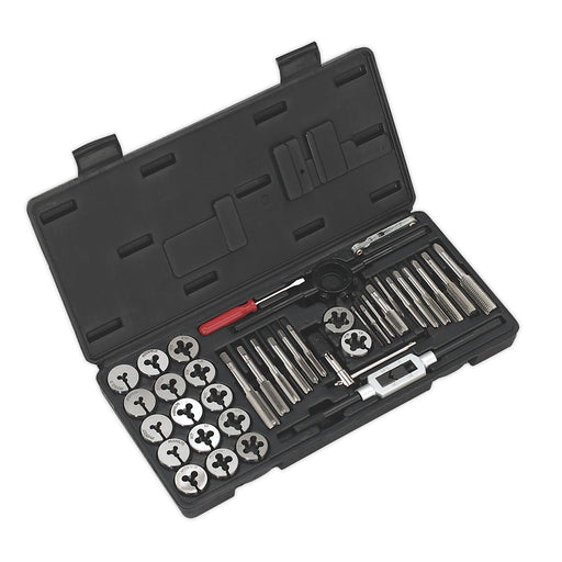 Sealey Tap & Die Set 40pc Split Dies Metric AK3012 Sealey - Dynamic Drive