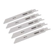 Draper Bi-metal Reciprocating Saw Blades for Metal Cutting, 150mm, 24tpi (Pack o Draper - Dynamic Drive