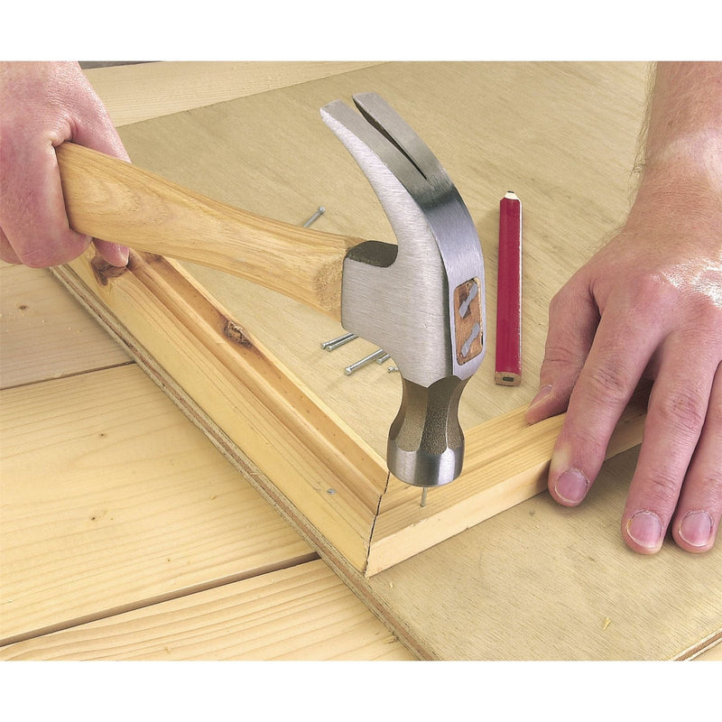 Draper Hickory Shaft Claw Hammer, 450g/16oz 42496 Draper - Dynamic Drive