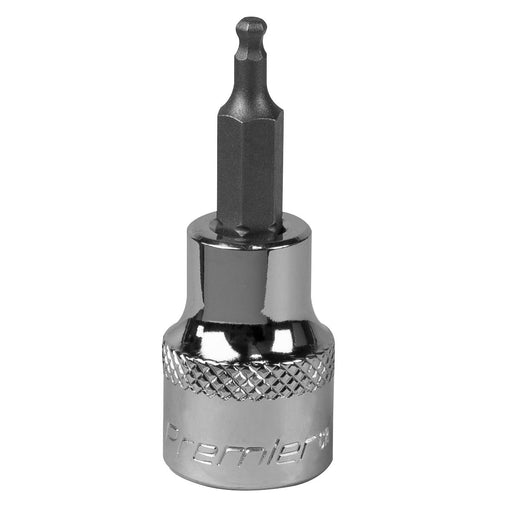 Sealey Ball-End Hex Socket Bit 3mm 3/8"Sq Drive SBBH001 Sealey - Dynamic Drive