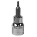 Sealey Ball-End Hex Socket Bit 3mm 3/8"Sq Drive SBBH001 Sealey - Dynamic Drive