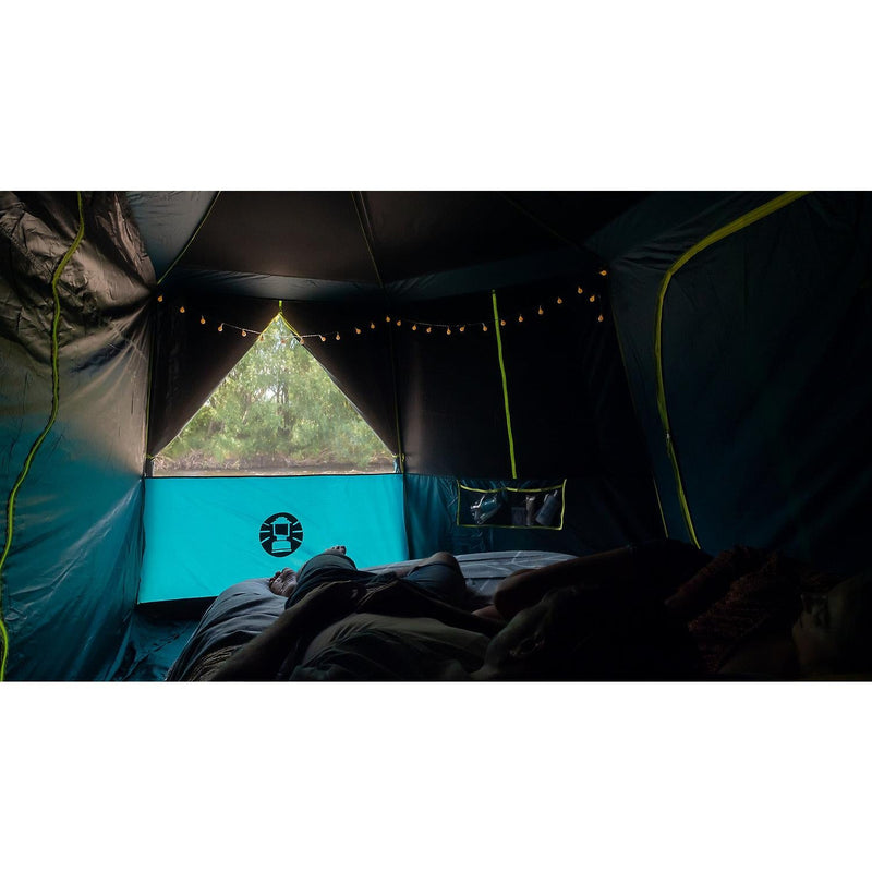 Coleman Octagon Green 8 Person Blackout Tent Camping Festival Outdoors Garden Coleman - Dynamic Drive
