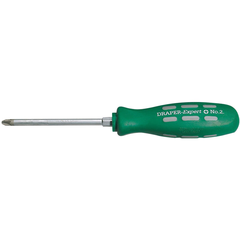 Draper PZ Type Mechanic's Screwdriver, 100mm, No.2 (Sold Loose) 67864 Draper - Dynamic Drive