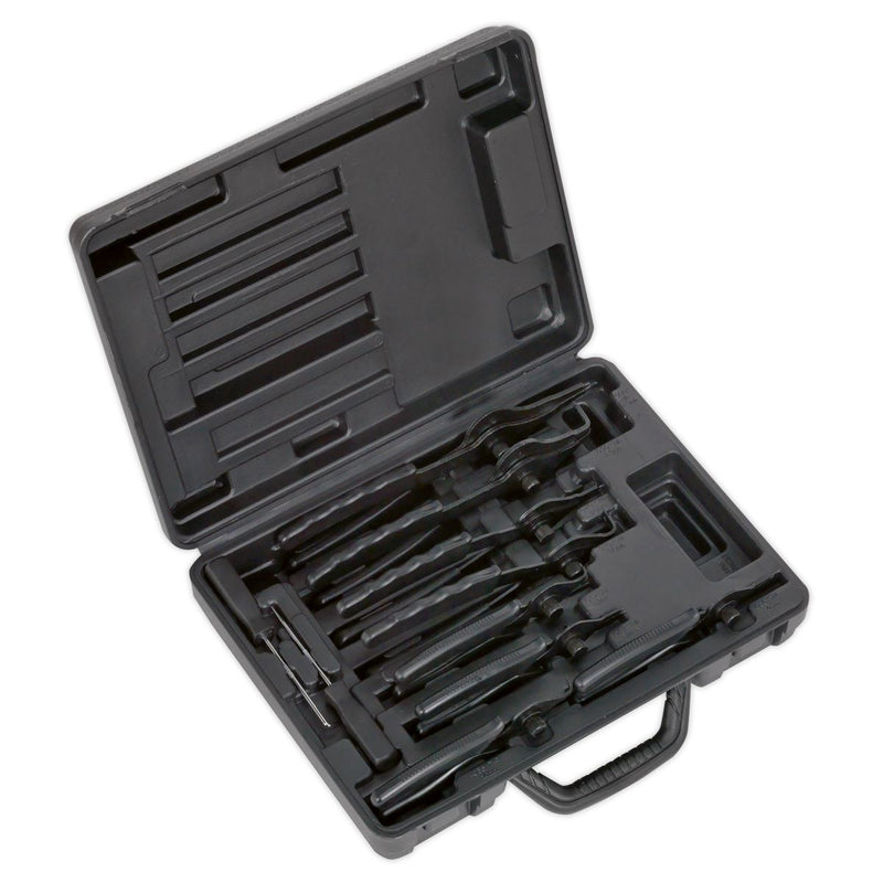 Seigen by Sealey Circlip Pliers Set 10pc Internal/External S01064 Seigen by Sealey  - Dynamic Drive