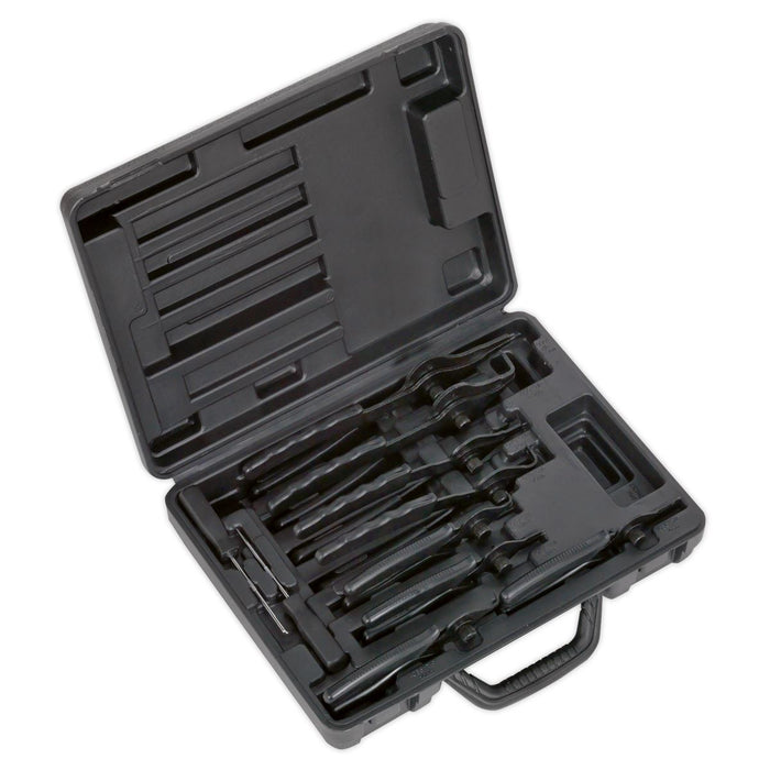 Seigen by Sealey Circlip Pliers Set 10pc Internal/External S01064 Seigen by Sealey  - Dynamic Drive
