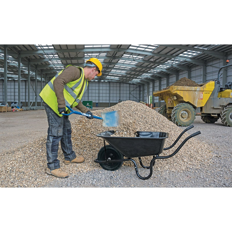 Draper Metal Tray Contractors Wheelbarrow, 85L 82755 Draper - Dynamic Drive