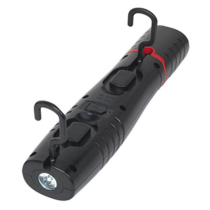 Sealey LED3602 Rechargeable 360° Inspection Lamp 7 SMD+3W LED Lithium-ion Sealey  - Dynamic Drive