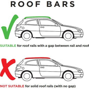 Summit Roof Rack Cross Bars fits Saab 9.4X 2011-2012 5 door Summit  - Dynamic Drive