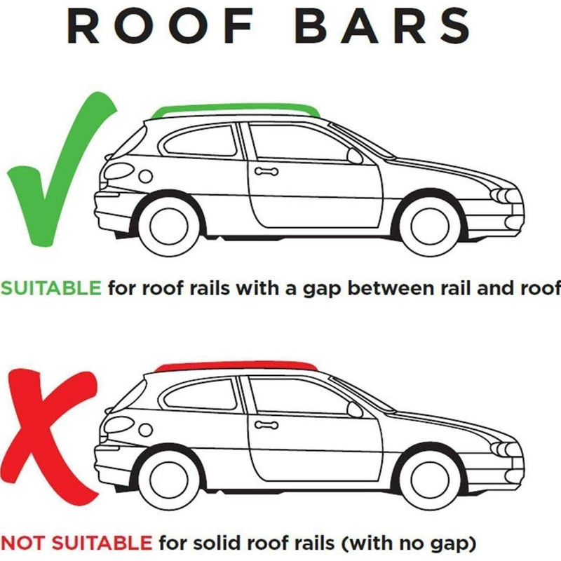 Summit Roof Rack Cross Bars fits Saab 9.4X 2011-2012 5 door Summit  - Dynamic Drive