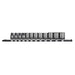Sealey Socket Set 12pc 3/8"Sq Drive Metric Black Series AK7992 Sealey - Dynamic Drive