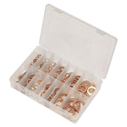 Sealey Copper Sealing Washer Assortment 250pc AB020CW Sealey - Dynamic Drive