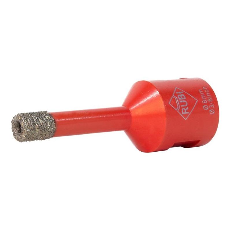 Rubi Tiling Tools Dry Cut Diamond Drill Bit 8mm RUBI TILING TOOLS - Dynamic Drive